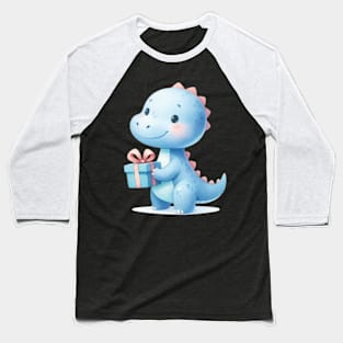 blue dinosaur emoji Baseball T-Shirt